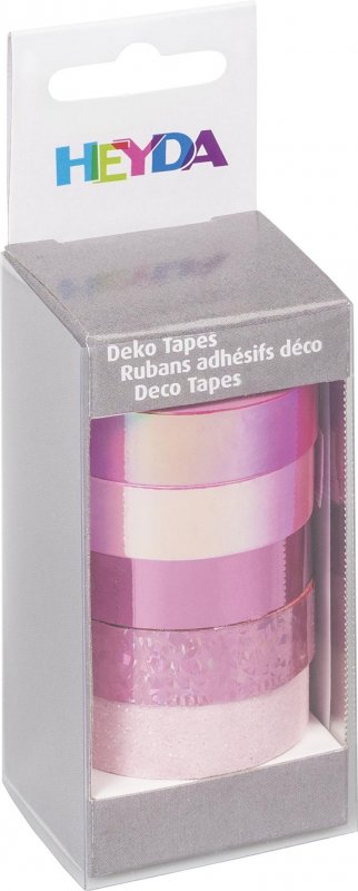 neuveden: HEYDA Sada ozdobných lepicích pásek - růžový mix