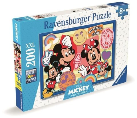 neuveden: Puzzle Mickey a Minnie na výletě 200 dílků