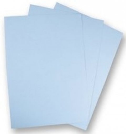 neuveden: Listový papír A4, 210x297 mm, baby modrý, uni, 90g