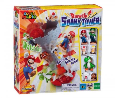 neuveden: Super Mario Blow Up/Roztřesená věž - desková hra