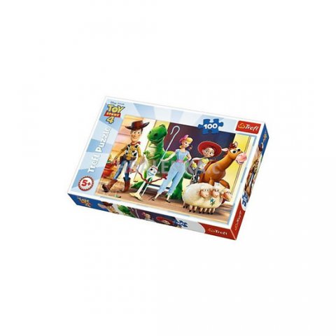 neuveden: Trefl Puzzle Toy Story 4 - Příběh hraček / 100 dílků