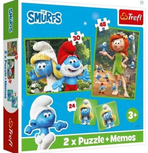 neuveden: Sada 3v1 Šmoulové (2x puzzle + pexeso) neuveden: Sada 3v1 Šmoulové (2x puzzle + pexeso)