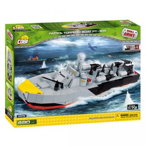 neuveden: Stavebnice COBI 2376 II World War Torpédoborec PT305, 172/480 kostek