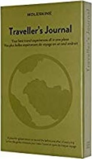 neuveden: Zápisník Moleskine Passion Travel Journal - tvrdé desky - L, khaki