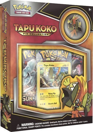neuveden: Pokémon: Tapu Koko Pin Collection
