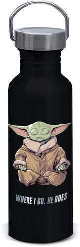neuveden: Mandalorian Láhev hliníková šroubovací - Grogu