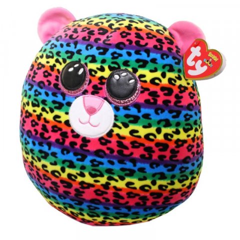 neuveden: Ty Squish-a-Boos DOTTY - vícebarevný leopard 30 cm