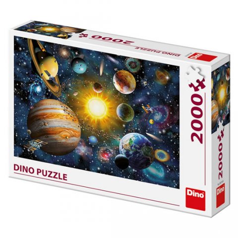 neuveden: Puzzle Slunce a jeho soustava 2000 dílků