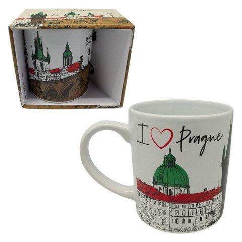 neuveden: Hrnek TOP PRAHA bílý 250 ml