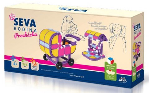 neuveden: Stavebnice SEVA - Rodina Procházka 166 ks