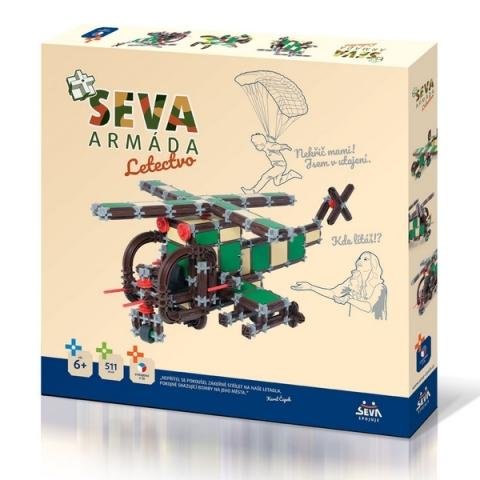 neuveden: Stavebnice SEVA - Armáda Letectvo 511 dílků