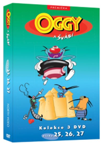 neuveden: Oggy a švábi 25 - 27 / kolekce 3 DVD neuveden: Oggy a švábi 25 - 27 / kolekce 3 DVD