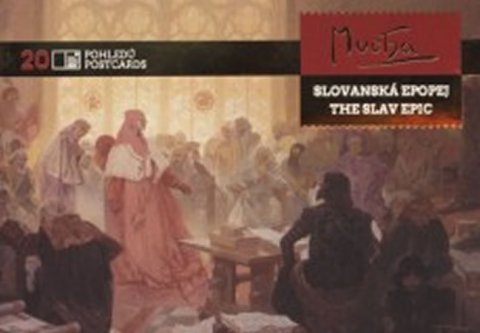 neuveden: Sada 20 pohledů Alfons Mucha – Slovanská epopej