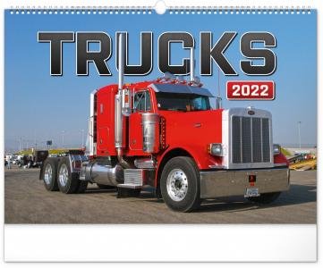 neuveden: Kalendář 2022 nástěnný: Trucks, 48 × 33 cm