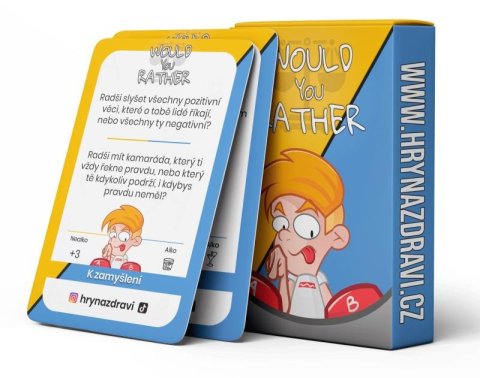 Batelka David: Would you Rather: TO nebo TO - Karetní párty hra
