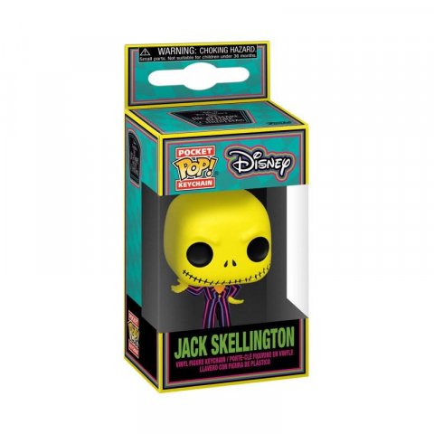neuveden: Funko POP Keychain: The Nightmare Before Christmas - Jack (BlackLight editi