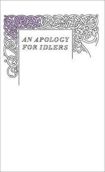 Stevenson Robert Louis: An Apology for Idlers
