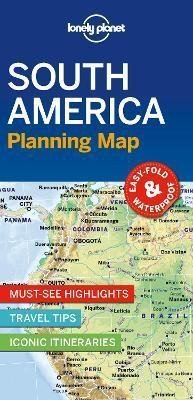Lonely Planet: WFLP South America Planning Map 1st edition