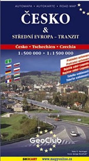 neuveden: Česko automapa 1:500 000 (edice Tranzit)