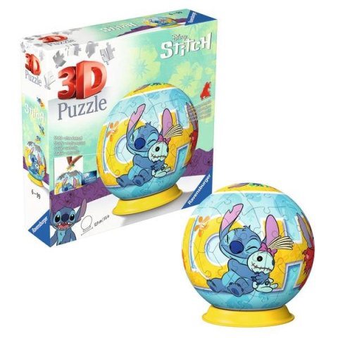 neuveden: 3D Puzzle-Ball: Disney Stitch 72 dílků