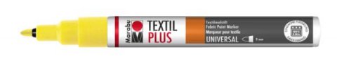 neuveden: Marabu Popisovač na tmavý textil/žlutý 3 mm