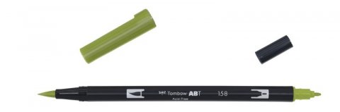 neuveden: Tombow Oboustranný štětcový fix ABT - dark olive neuveden: Tombow Oboustranný štětcový fix ABT - dark olive