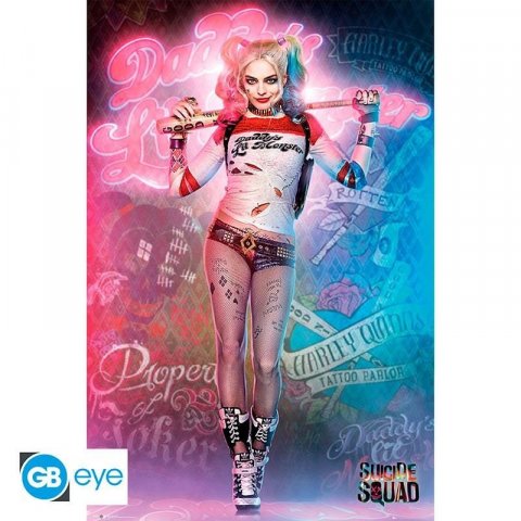 neuveden: DC Comics Plakát Maxi Harley Quinn Suicide Squad 91,5 x 61 cm