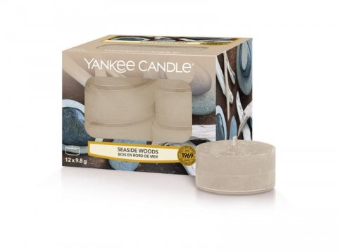 neuveden: YANKEE CANDLE Seaside Woods svíčka 9,8g čajová 12ks