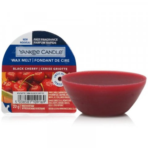 neuveden: YANKEE CANDLE Black Cherry vonný vosk 22g