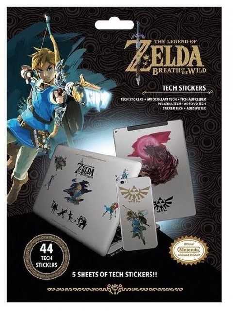 neuveden: Technické samolepky Zelda