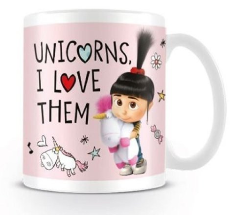 neuveden: Keramický hrnek Despicable Me - Unicorns I Love Them All