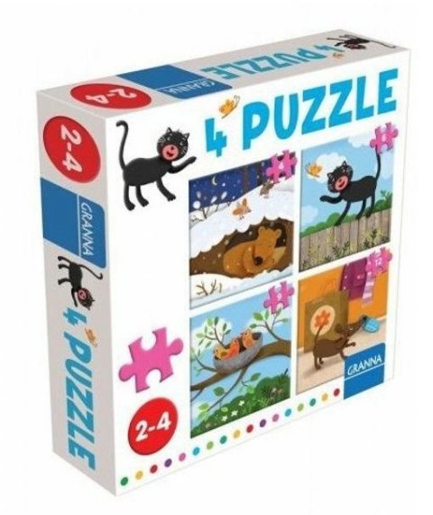 neuveden: 4 puzzle Kočka