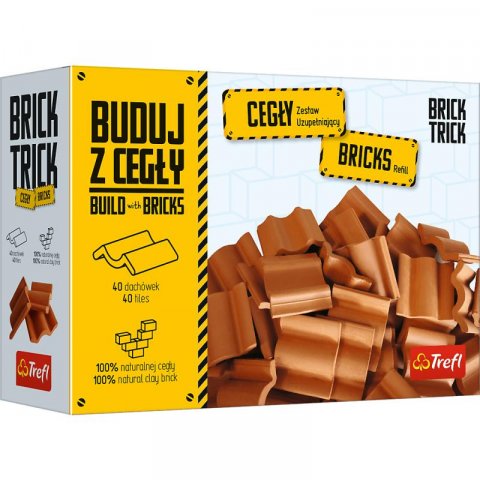 neuveden: Stavebnice Brick Trick: Tašky střešní 40 ks / náhradní balení
