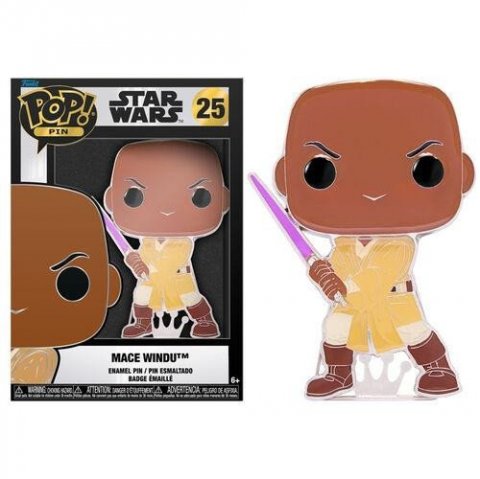 neuveden: Funko POP Pin: Star Wars - Mace Windu neuveden: Funko POP Pin: Star Wars - Mace Windu