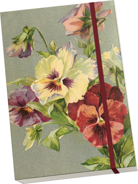 -: Notýsek Pansies