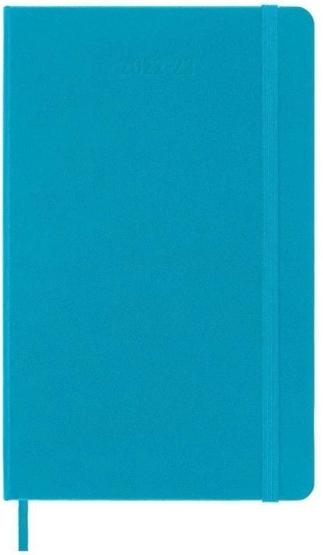 neuveden: Moleskine Diář 2022-2023 světle modrý L, denní, tvrdý