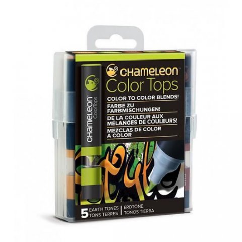 neuveden: Set Chameleon Color Tops, 5ks - zemité tóny