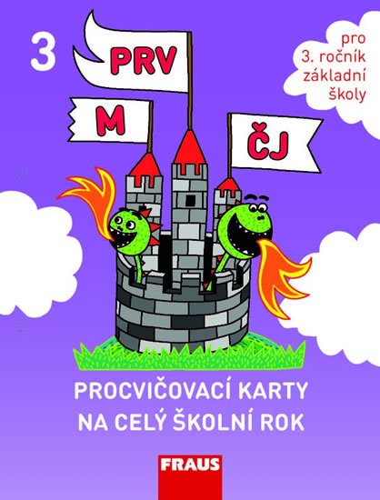 Syrová Lenka: Procvičovací karty na celý školní rok 3 - ČJ, M, Prvouka