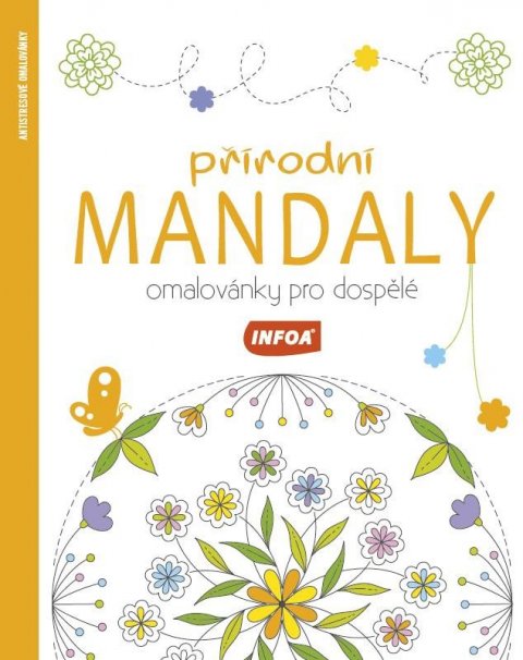 neuveden: Přírodní mandaly - Omalovánky pro dospělé