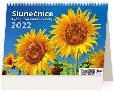 neuveden: Kalendář stolní 2022 - Slunečnice