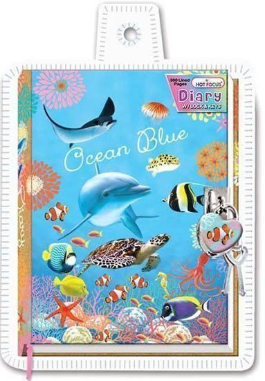 neuveden: Diář se zámkem v obalu - Ocean