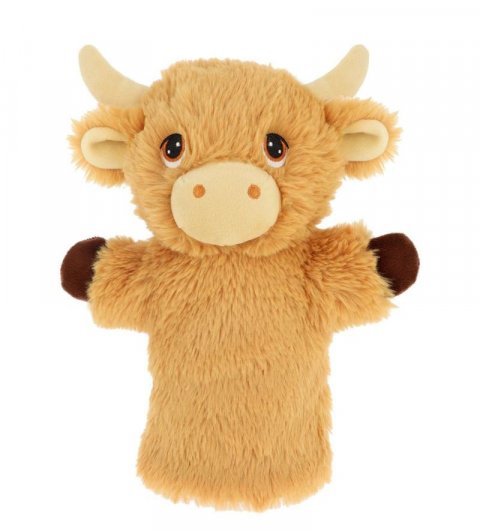 neuveden: Keel Toys Keeleco plyšový maňásek na ruku eko 27 cm - Kráva vysokohorská