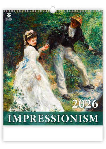 neuveden: Kalendář nástěnný 2026 - Impressionism