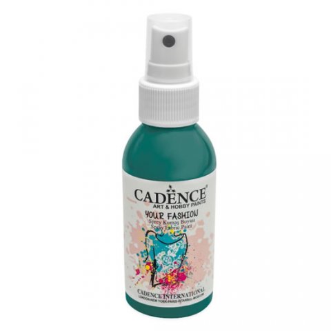 neuveden: Textilní sprej Cadence - smaragdově zelená / 100 ml