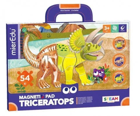 neuveden: MierEdu Magnetická tabulka Dinosauři - Triceratops neuveden: MierEdu Magnetická tabulka Dinosauři - Triceratops