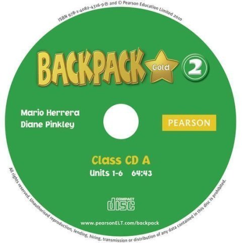 Herrera Mario: BackPack Gold New Edition 2 Class Audio CD