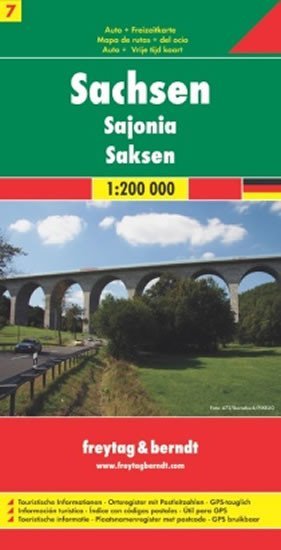 neuveden: AK 0209 Sasko 1:200 000 / automapa