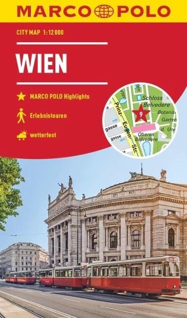neuveden: Vídeň 1:12 000 / mapa města (lamino)