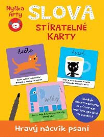 neuveden: Myška Arty Slova - stíratelné karty neuveden: Myška Arty Slova - stíratelné karty
