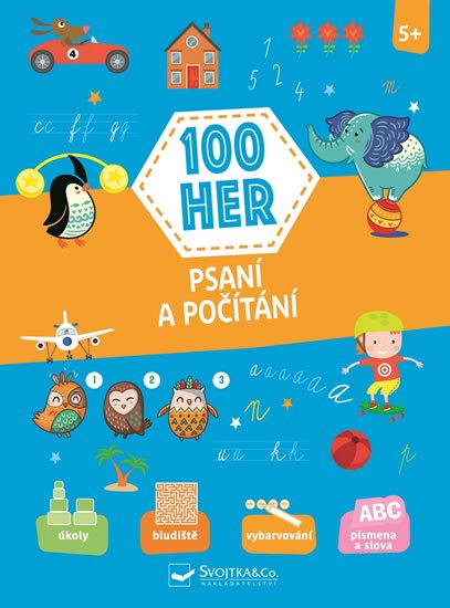 neuveden: 100 her - Psaní a počítání 5+
